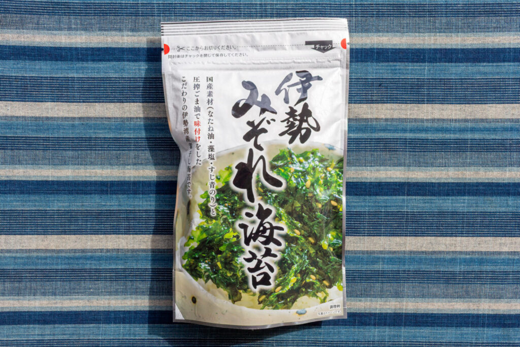 伊勢みぞれ海苔のパッケージ(表面)